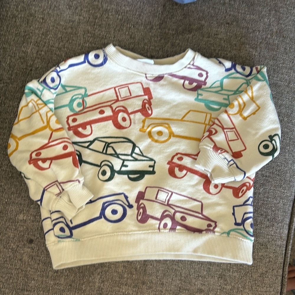 Zara car sweatshirt